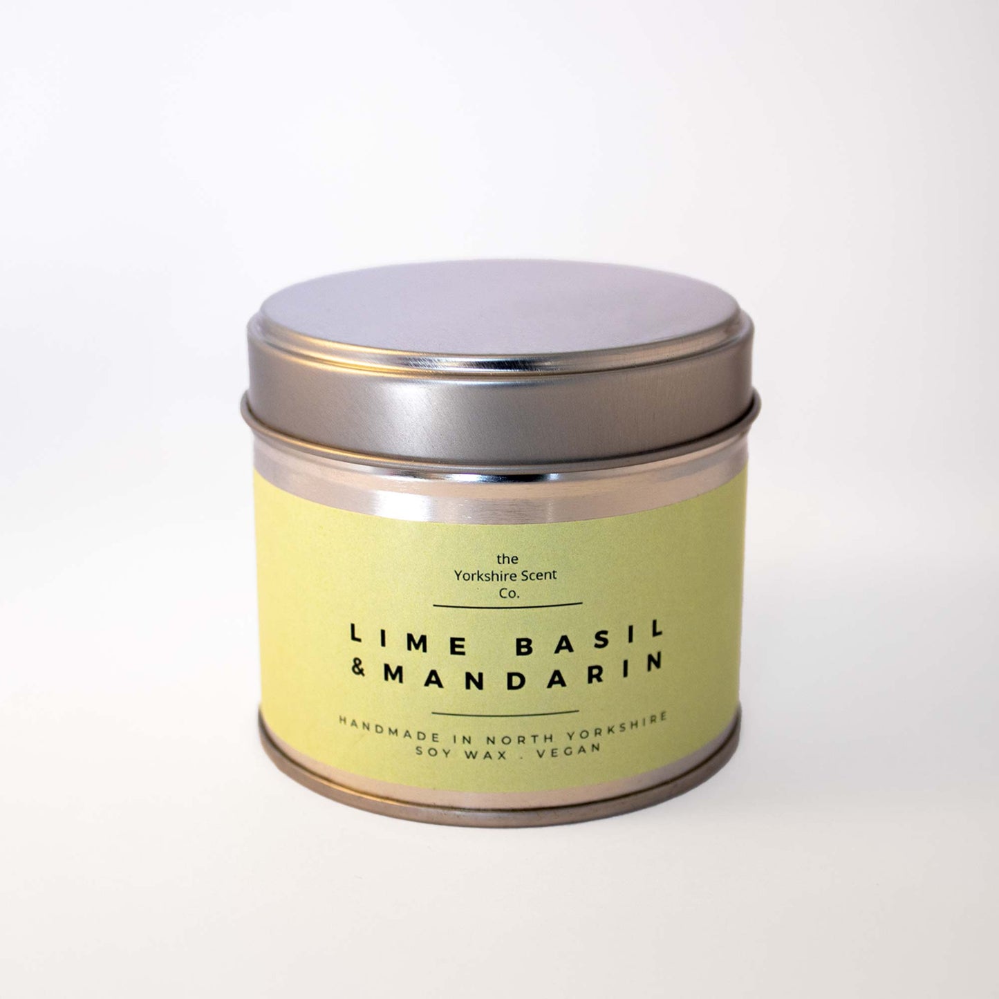 Lime Basil & Mandarin Tin Candle