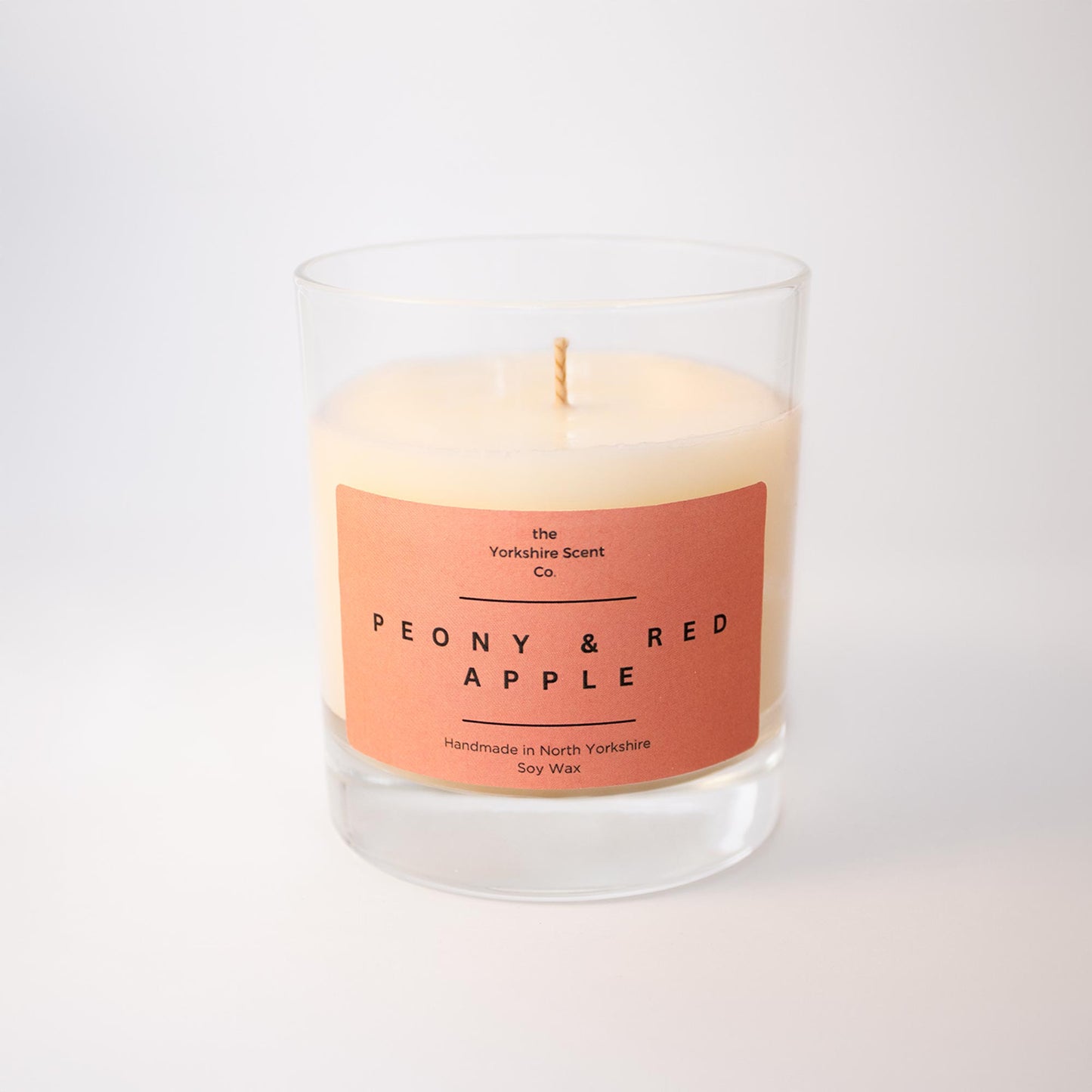 Peony & Red Apple Candle