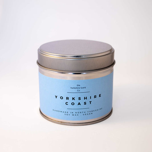 Yorkshire Coast Tin Candle